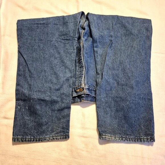 Carhartt men's size 40 x 30 plaid flannel lined jeans B172 DST relaxed Fit VGUC - Picture 9 of 9